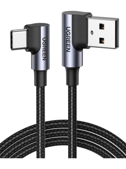 UGREEN CABLE USB A TIPO C 90° 50CM CARGA RAPIDA CELULAR