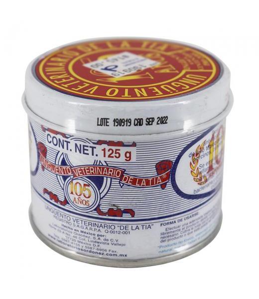 UNGUENTO VETERINARIO DE LA TIA 125GR. LATITA ORDONEZ