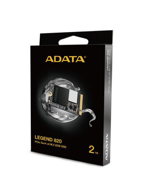 UNIDAD DE ESTADO SOLIDO ADATA LEGEND 820 2TB PCIE GEN4 X4 M.2 2230 SLEG8202TCB