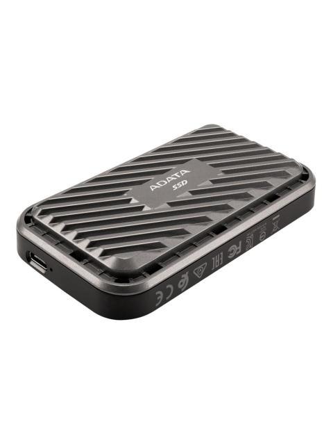 UNIDAD DE ESTADO SOLIDO EXTERNO ADATA 512GB USBC (USB 3.2 GEN 2). CON VELOCIDADES DE LECTURA-ESCRITURA DE 1000-800 MB-S. ASE770G512GU32G2CBK