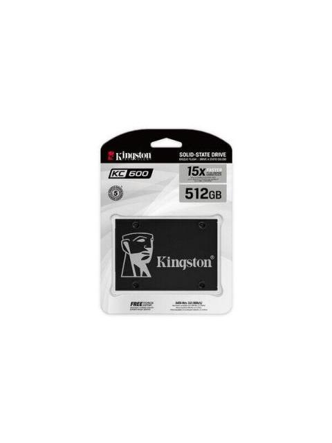 SSD KINGSTON KC600 NAND 3D TLC 512GB SATA III 2.5 7MM