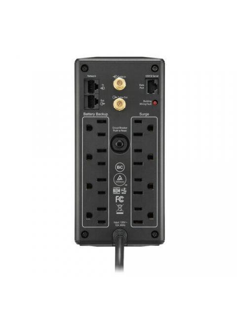NO BREAK APC BX1000M-LM60 LINE INTERACTIVE 600W 1000VA ENTRADA 88-139V SALIDA 120V 8 CONTACTOS