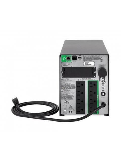 NO BREAK APC SMT1500C LINEA INTERACTIVA 1000W 1440VA ENTRADA 75V - 154V SALIDA 110V - 127V 8 CONTACTOS