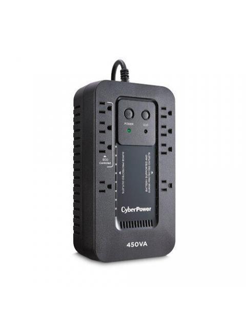 NO BREAK CYBERPOWER EC450G OFFLINE 260W 450VA ENTRADA 96 - 140V SALIDA 120 - 120V 8 CONTACTOS