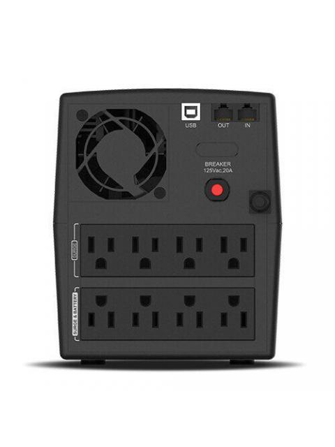 NO BREAK SMARTBITT SBNB2400 LINEA INTERACTIVA 1200W 2400VA ENTRADA 82 - 148V SALIDA 100 - 120V 8 CONTACTOS