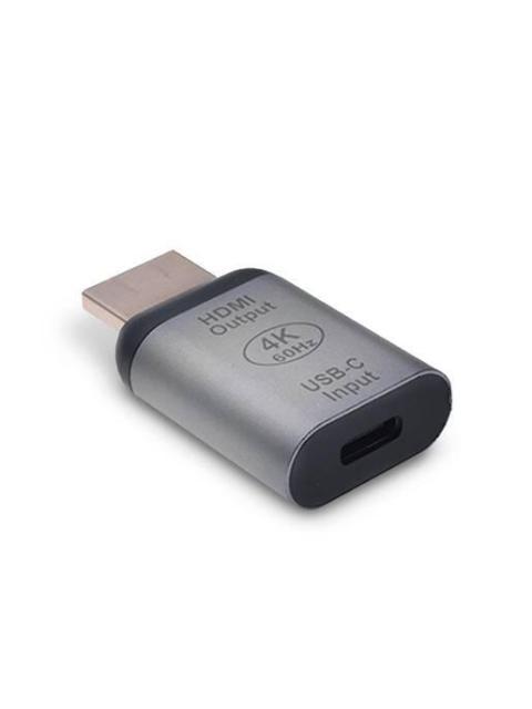 URBAN BALANCE ADAPTADOR HDMI MACHO - USB C HEMBRA PLATA