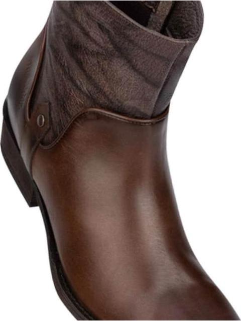 BOTIN VAQUERO CIERRE INTERNO CHOCOLATE JC MCCOY