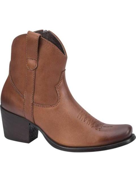 BOTA VAQUERA PIEL VACUNO COGNAC TIERRA BENDITA