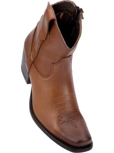 BOTA VAQUERA PIEL VACUNO COGNAC TIERRA BENDITA