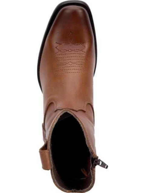 BOTA VAQUERA PIEL VACUNO COGNAC TIERRA BENDITA