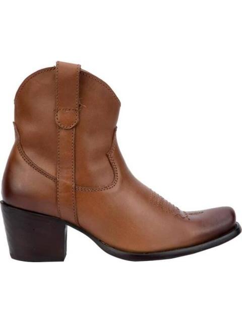 BOTA VAQUERA PIEL VACUNO COGNAC TIERRA BENDITA