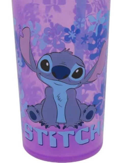 VASO CON POPOTE STITCH MULTICOLOR DISNEY