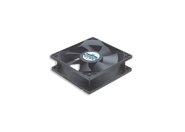 VENTILADOR MANHATTAN 4 PINES MOLEX PARA PC 80MM 2500RPM NEGRO