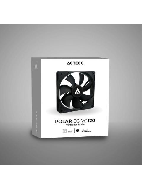 VENTILADOR ACTECK POLAR EG VG120 120MM 1200RPM NEGRO
