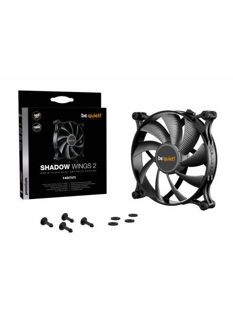 VENTILADOR BE QUIET! SHADOW WINGS 2 140MM 900RPM NEGRO