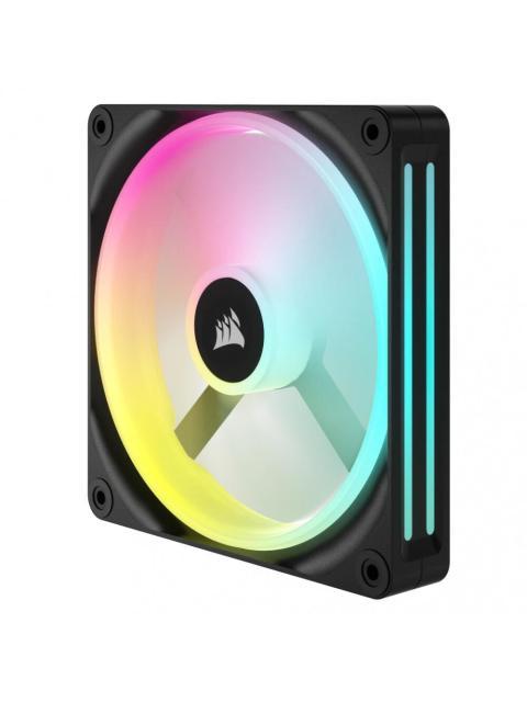 VENTILADOR CORSAIR ICUE LINK QX140 RGB 140MM 400 - 2000RPM NEGRO - 2 PIEZAS