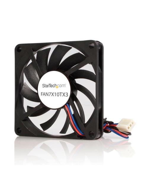 VENTILADOR STARTECH  CON RODAMIENTO DE BOLAS DOBLE TX3 70MM 3500RPM NEGRO