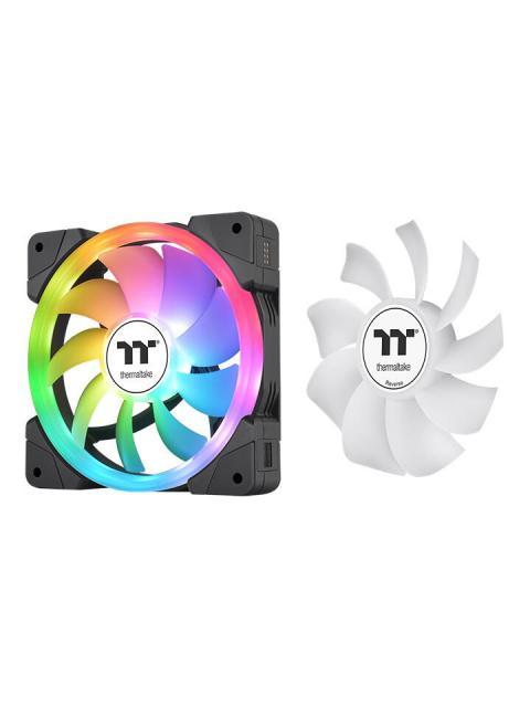 VENTILADOR THERMALTAKE SWAFAN EX12 ARGB SYNC 120MM 500 - 2000RPM NEGRO - 3 PIEZAS