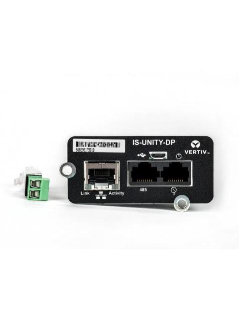 VERTIV TARJETA DE RED IS-UNITY-DP DE 1 PUERTO 100 MBIT-S RJ-45