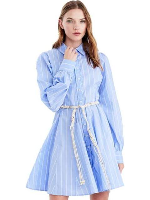 VESTIDO CAMISERO AZUL HOLLY LAND