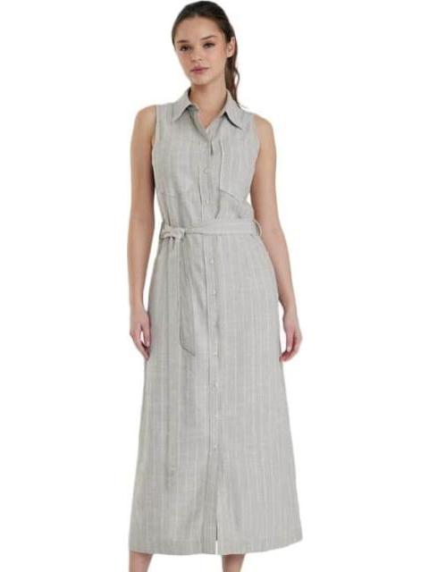 VESTIDO CAMISERO TAUPE HOLLY LAND