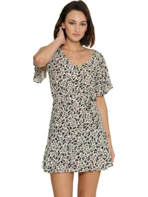VESTIDO CON SHORT BLANCO/NEGRO HOLLY LAND