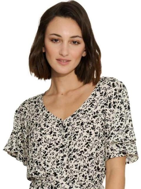 VESTIDO CON SHORT BLANCO/NEGRO HOLLY LAND