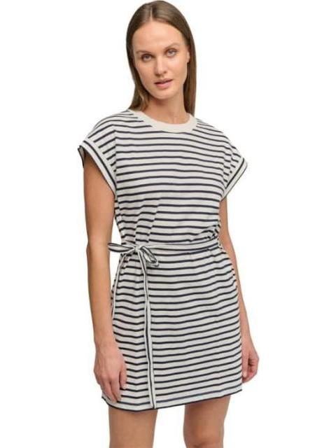 VESTIDO CORTO RAYAS AZUL MARINO HOLLY LAND