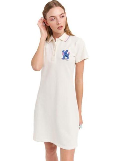 VESTIDO DAMA MARFIL DISNEY