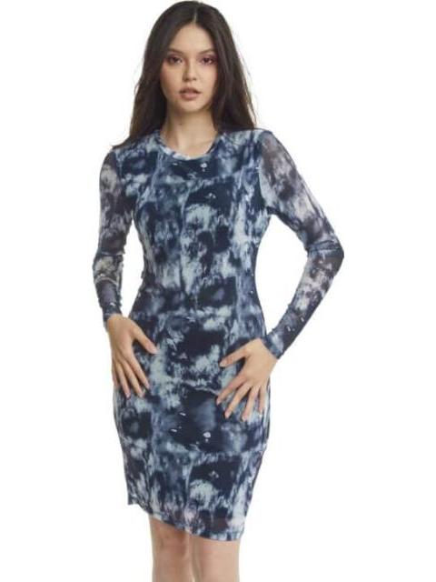VESTIDO MESH MANGA LARGA NEGRO HOLLY LAND