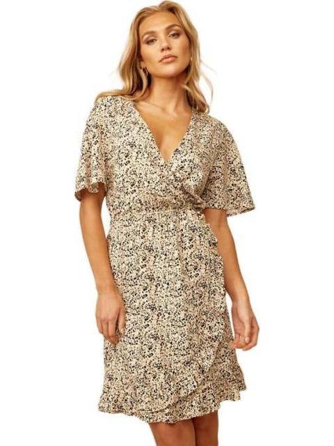 VESTIDO ESTAMPADO ANIMAL PRINT ANIMAL PRINT HOLLY LAND