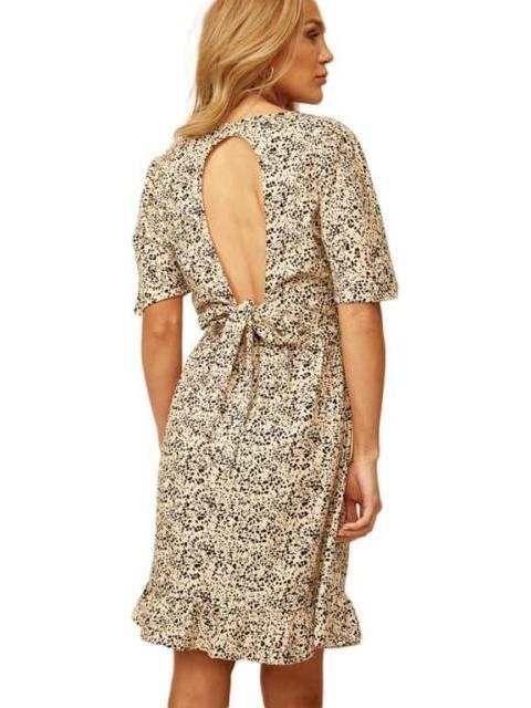 VESTIDO ESTAMPADO ANIMAL PRINT ANIMAL PRINT HOLLY LAND