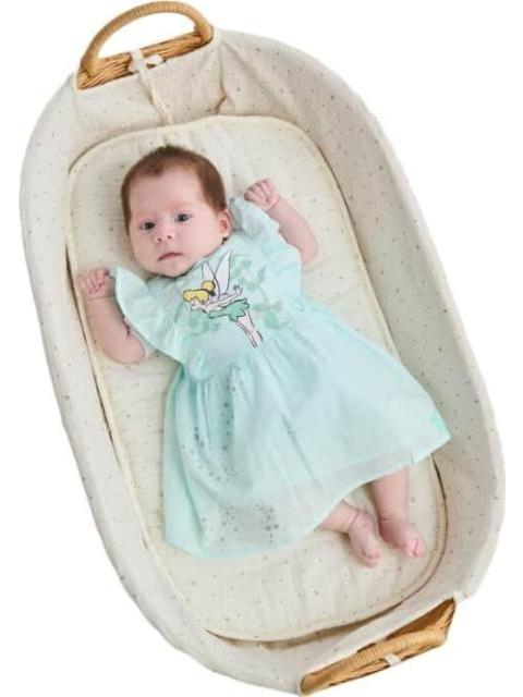 VESTIDO ESTAMPADO APLICACIONES AZUL MENTA DISNEY BABY