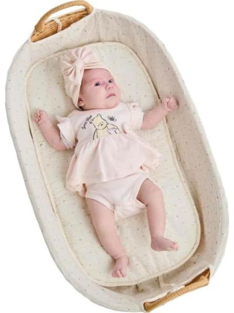 VESTIDO ESTAMPADO APLICACIONES CORAL DISNEY BABY