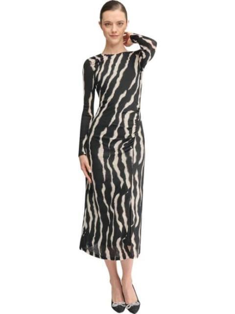 VESTIDO ESTAMPADO NEGRO HOLLY LAND
