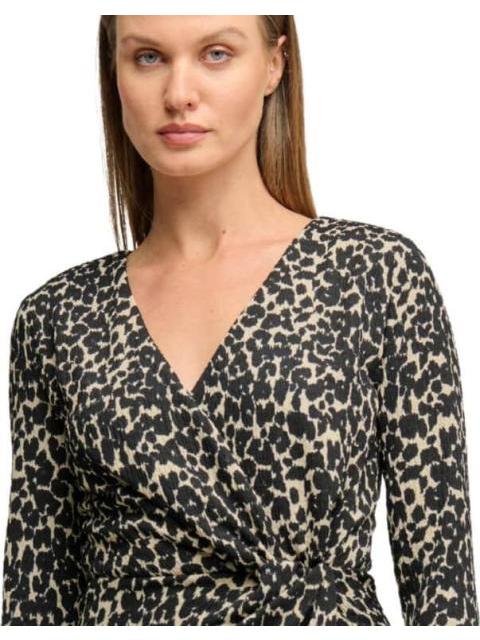 VESTIDO ESTAMPADO NEGRO HOLLY LAND