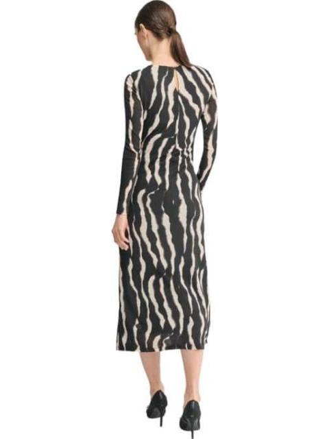 VESTIDO ESTAMPADO NEGRO HOLLY LAND