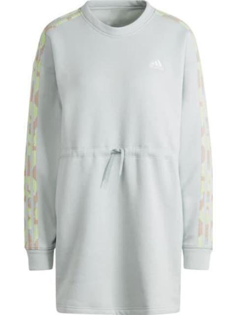 VESTIDO FLORAL VERDE ADIDAS