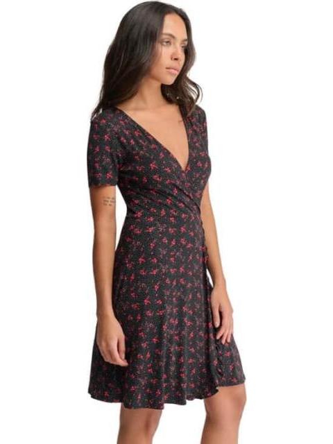 VESTIDO FLORES NEGRO HOLLY LAND