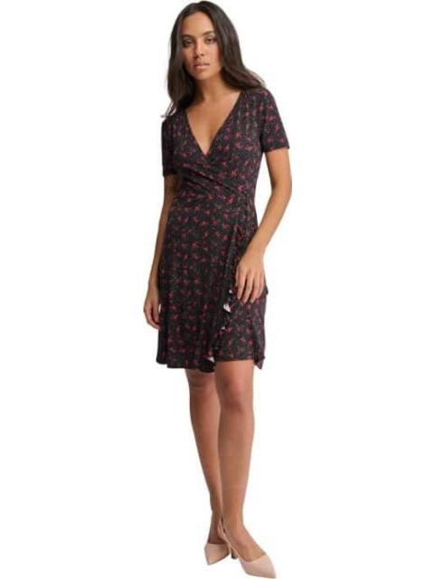 VESTIDO FLORES NEGRO HOLLY LAND