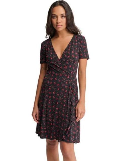 VESTIDO FLORES NEGRO HOLLY LAND