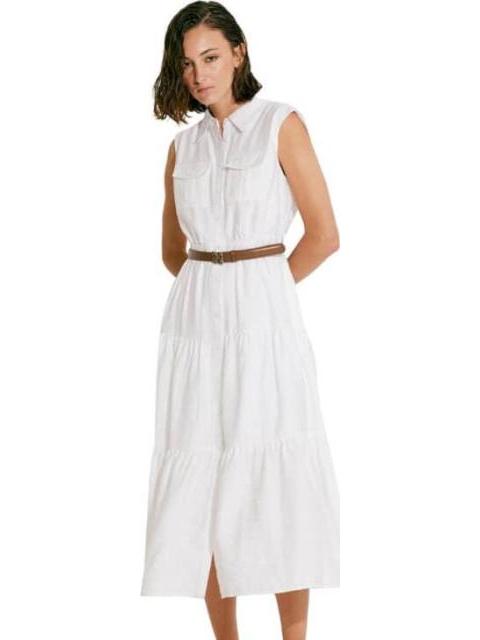 VESTIDO LARGO CAMISERO BLANCO HOLLY LAND