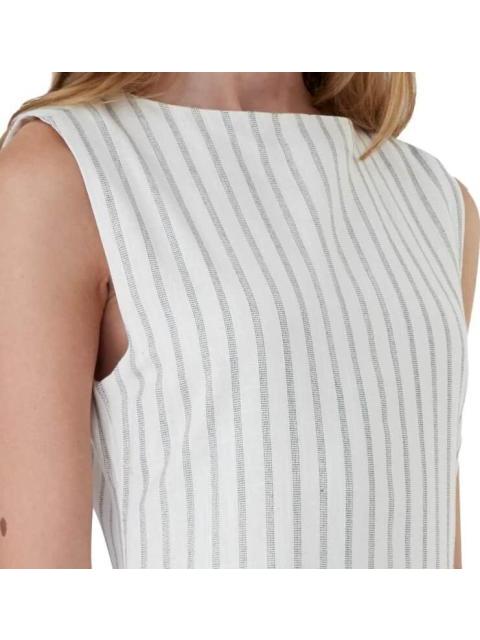 VESTIDO LARGO DE LINO BEIGE/HUESO HOLLY LAND