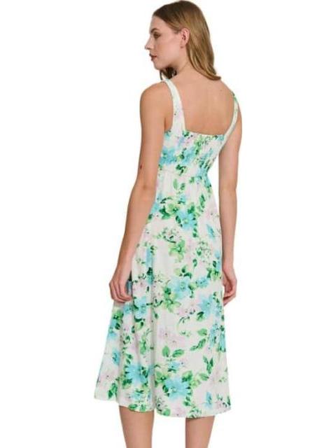 VESTIDO LARGO DE LINO FLOREADO HOLLY LAND