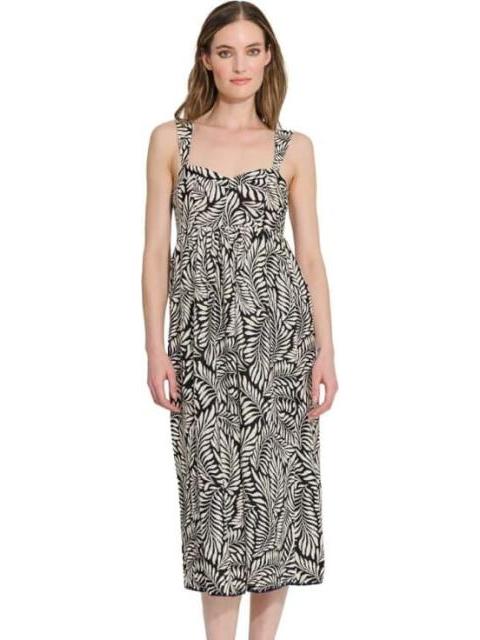VESTIDO LARGO ESTAMPADO NEGRO HOLLY LAND