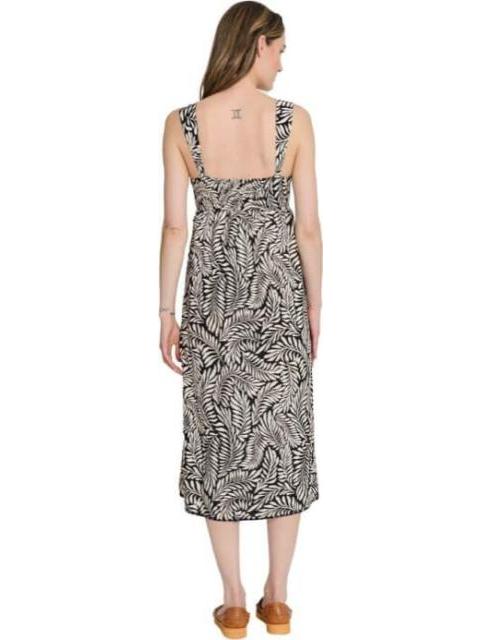 VESTIDO LARGO ESTAMPADO NEGRO HOLLY LAND