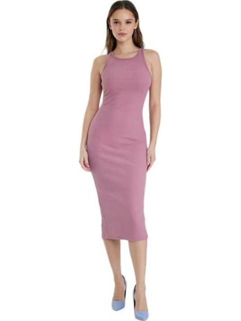 VESTIDO MIDI ACANALADO MAQUILLAJE HOLLY LAND