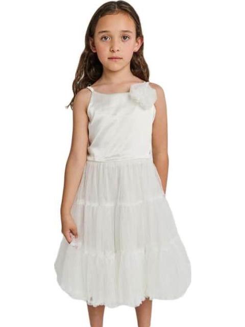 VESTIDO PLISADO BLANCO HOLLY LAND KIDS