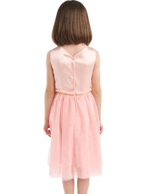 VESTIDO PLISADO ROSA HOLLY LAND KIDS