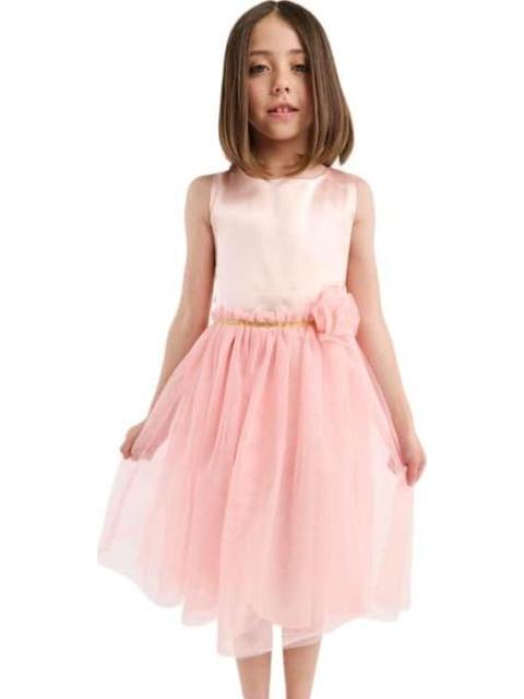 VESTIDO PLISADO ROSA HOLLY LAND KIDS